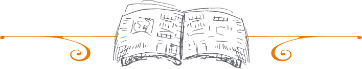 Ilustración de un libro de cocina