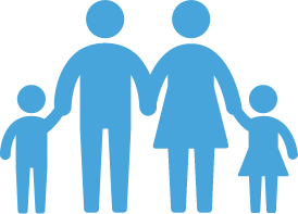 Ícono de una familia